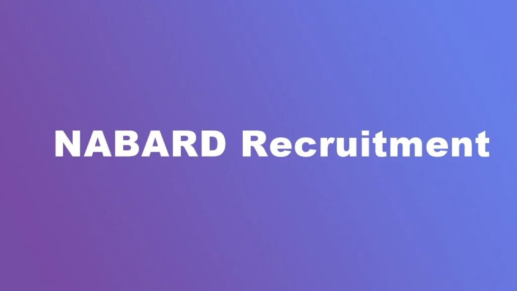 NABARD Recruitment