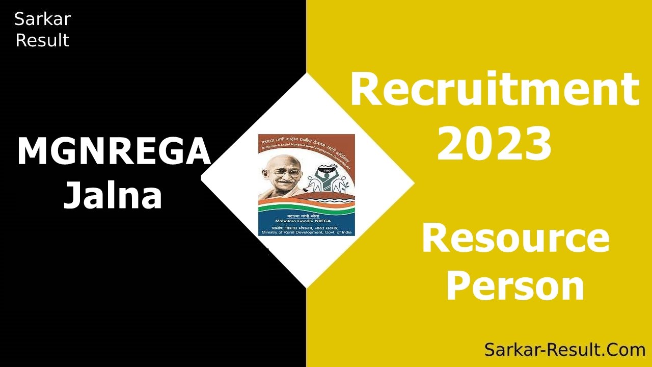 MGNREGA Jalna Recruitment 2023