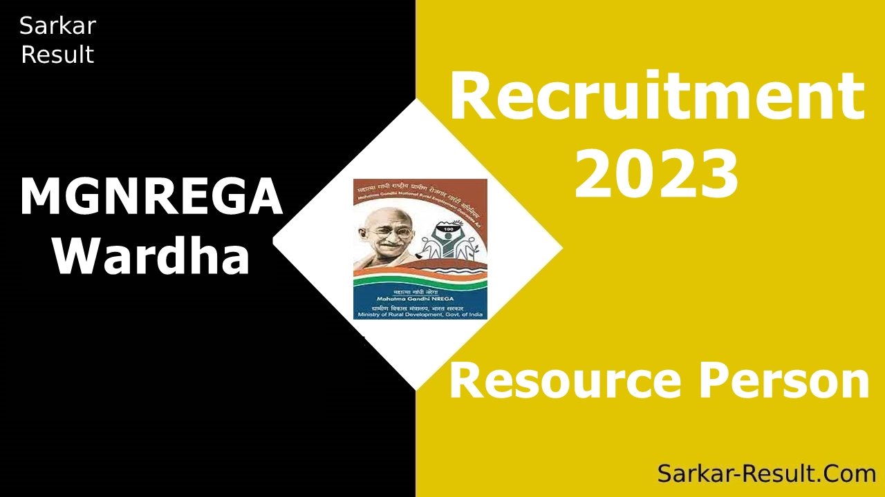 MGNREGA Wardha Recruitment 2023