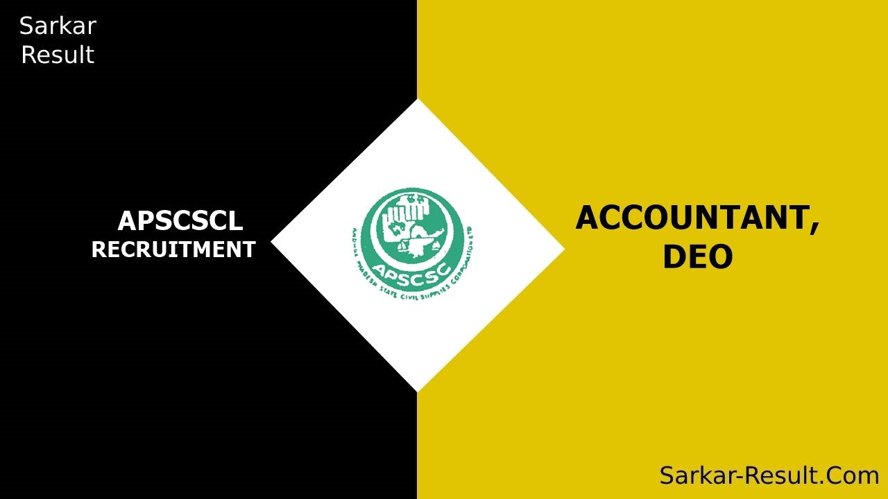 APSCSCL RECRUITMENT