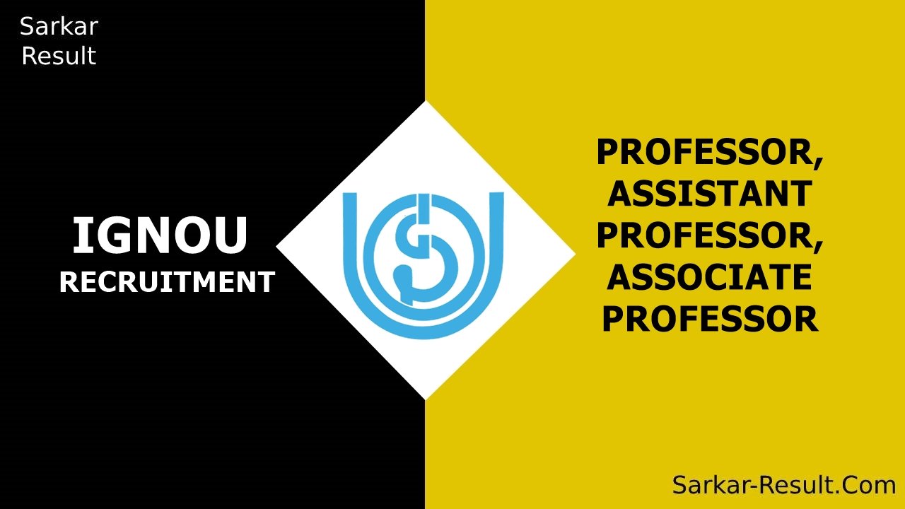 IGNOU RECRUITMENT
