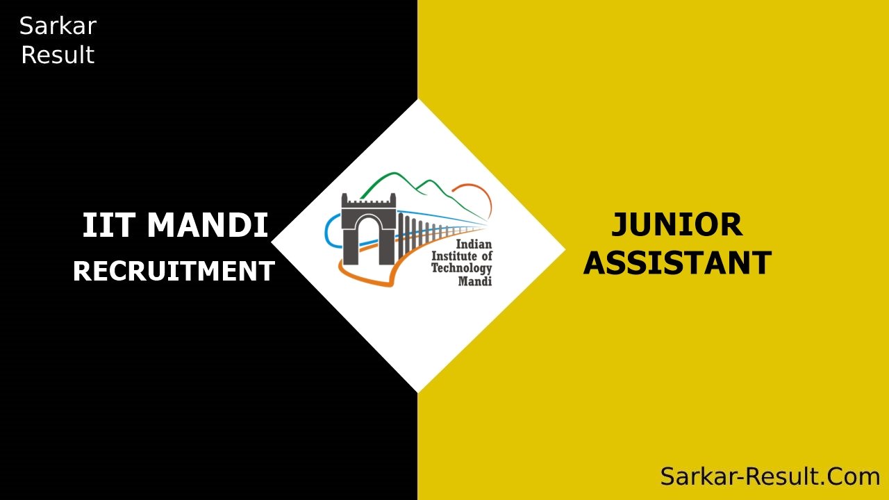 IIT MANDI RECRUITMENT