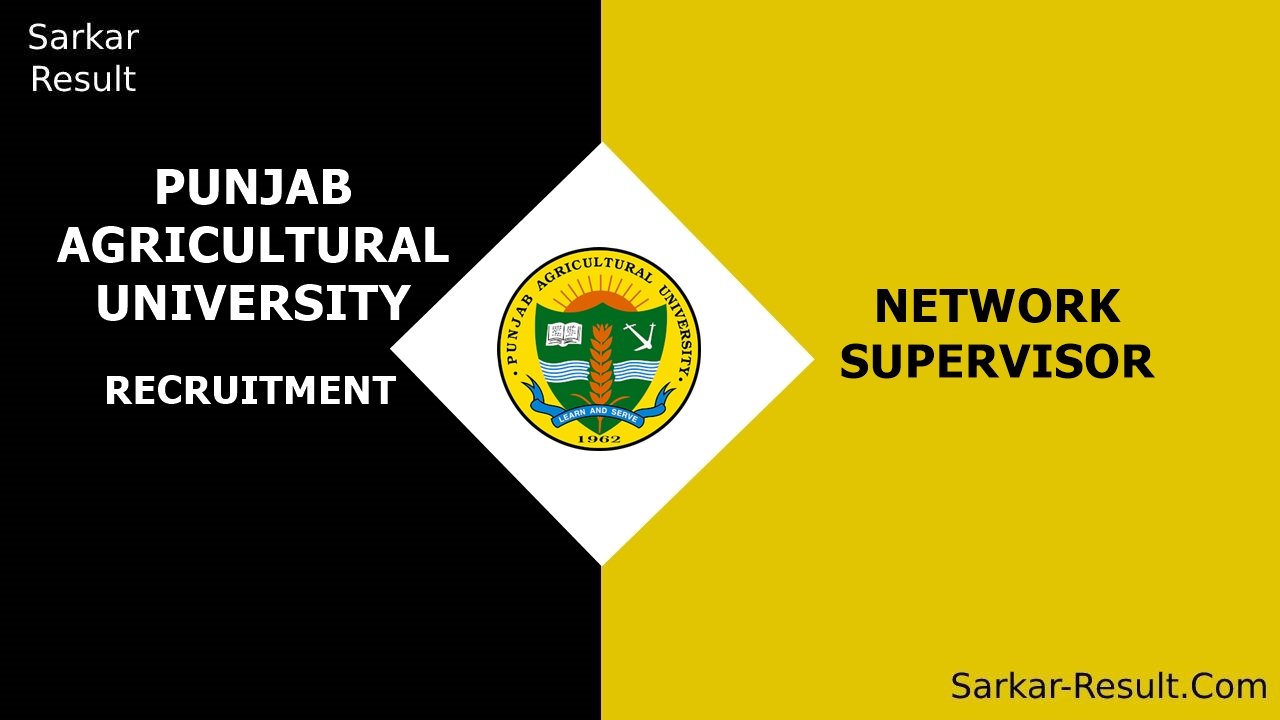 PUNJAB AGRICULTURAL UNIVERSITY PAU RECRUITMENT
