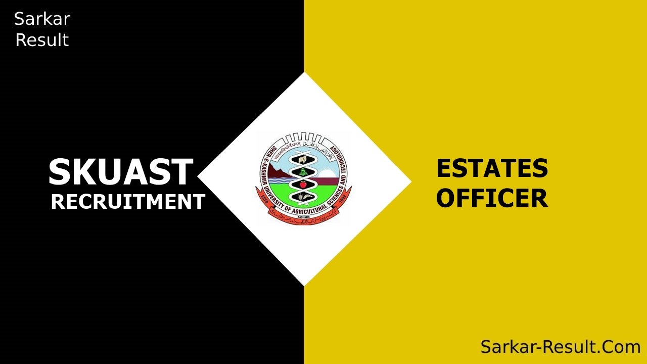 SKUAST RECRUITMENT