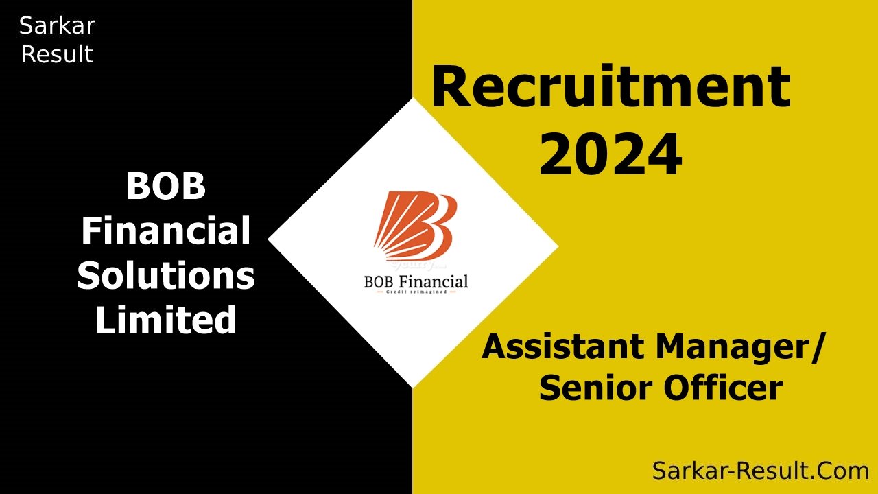 BOB Financial Solutions Limited Recruitment 1