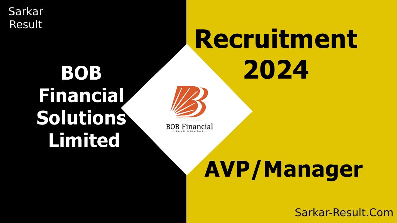 BOB Financial Solutions Limited Recruitment