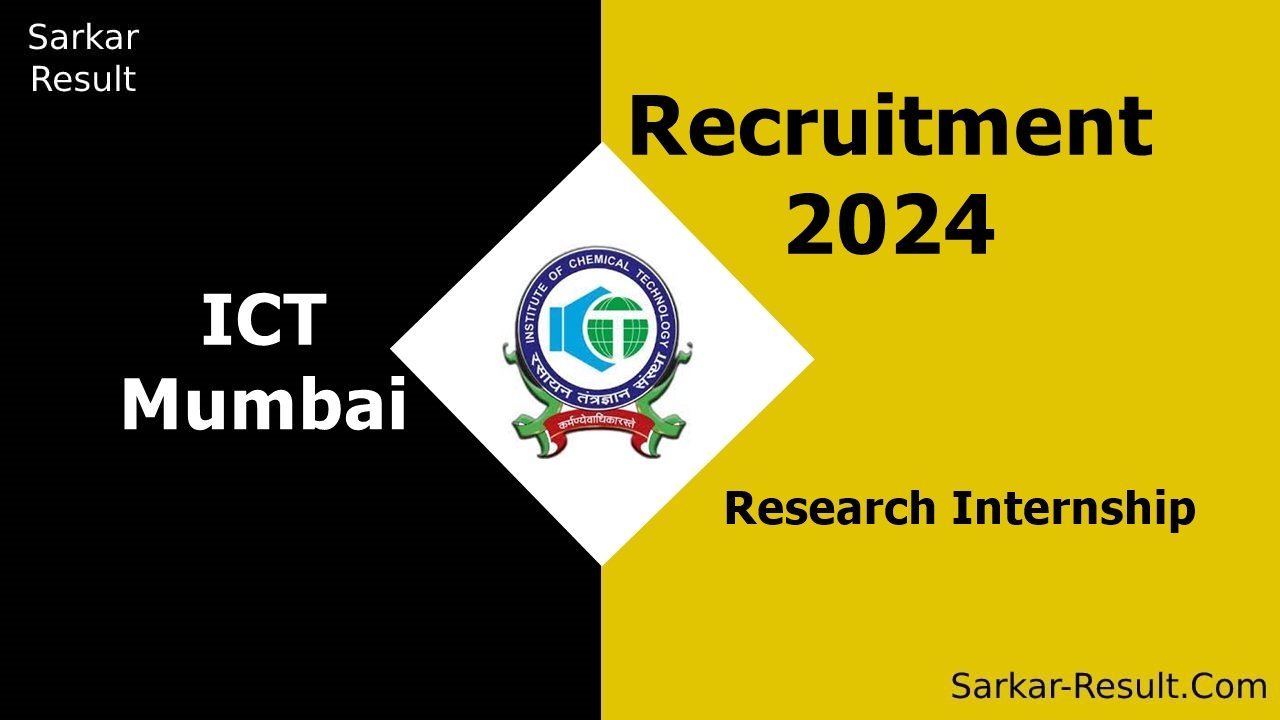 ICT Mumbai Recruitment