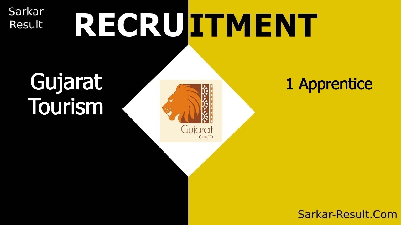 gujarat tourism recruitment 2024 apply online for 1 apprentice out