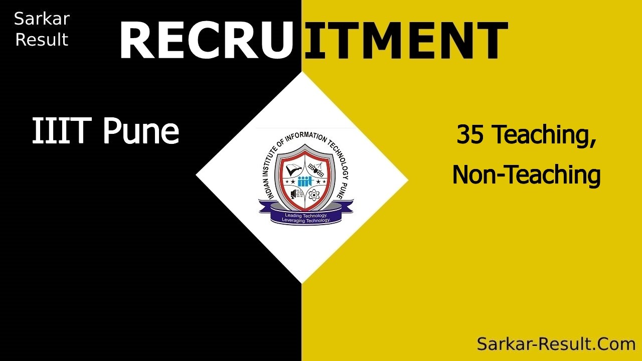 iiit pune recruitment 2024 apply offline for 35 teaching non teaching out