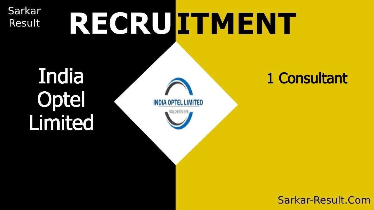 india optel limited recruitment 2024 apply offline for 1 consultant out
