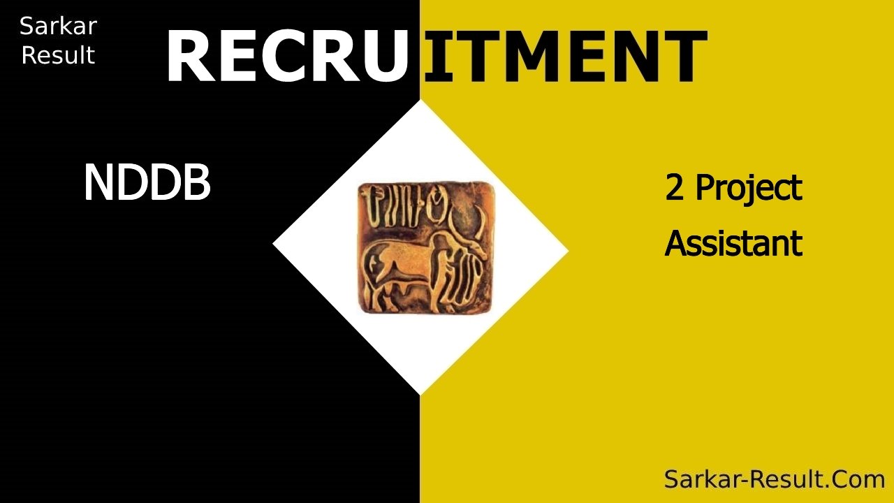 nddb recruitment 2024 apply online for 2 project assistant out