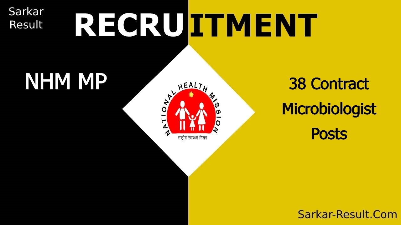 nhm mp recruitment 2024 apply online for contract microbiologist out