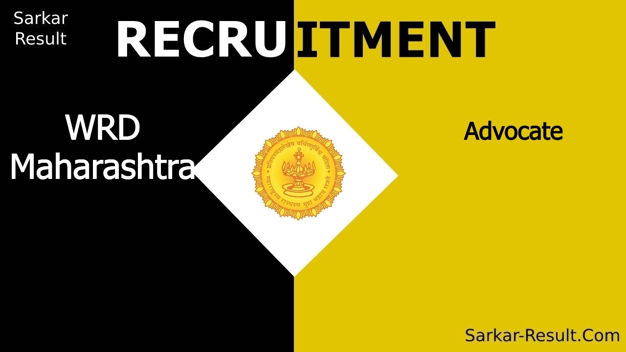 wrd maharashtra recruitment 2024 apply for advocate out